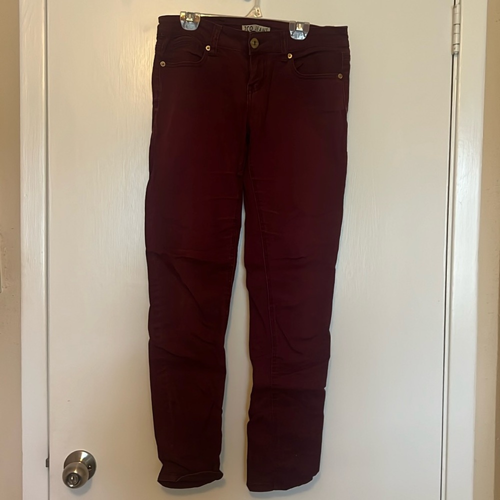 Maroon Pants